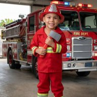 Disfraz Bombero - Día del Trabajador - Profesiones y Oficios  / Niño y Niña